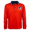Long Sleeve Polo Shirt - red